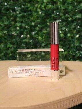 Clinique Chubby Stick Lip Colour Balm, 05 CHUNKY CHERRY, 3g Full Size NIB
